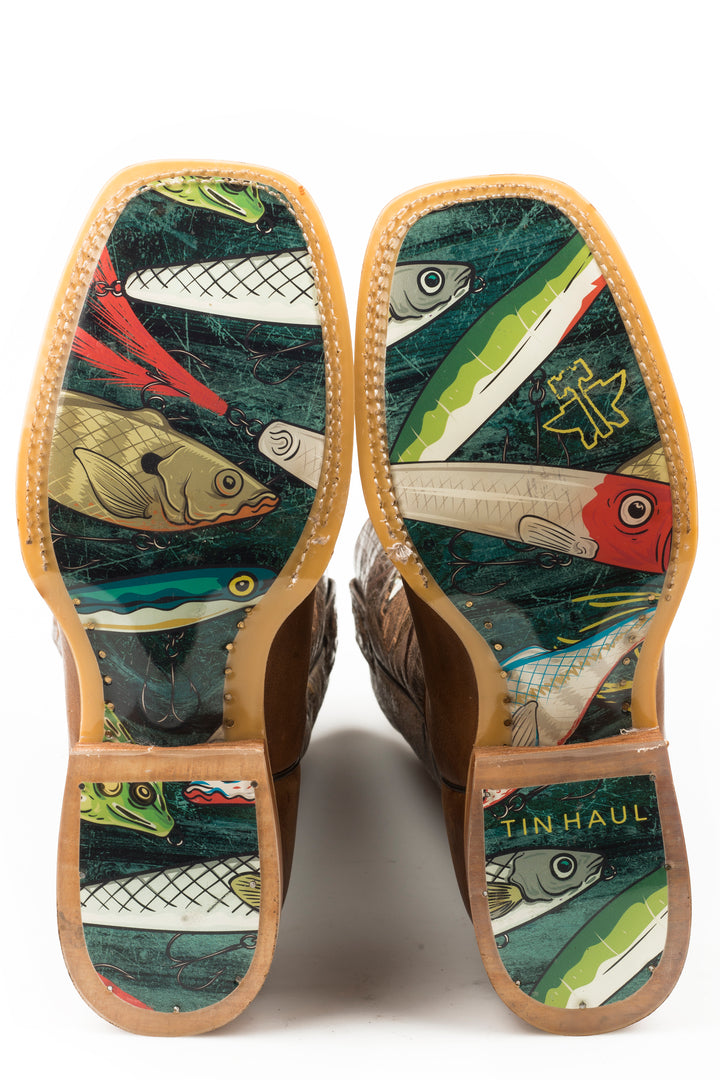 MENS ALPHA ANGLER WITH FISHING LURE SOLE