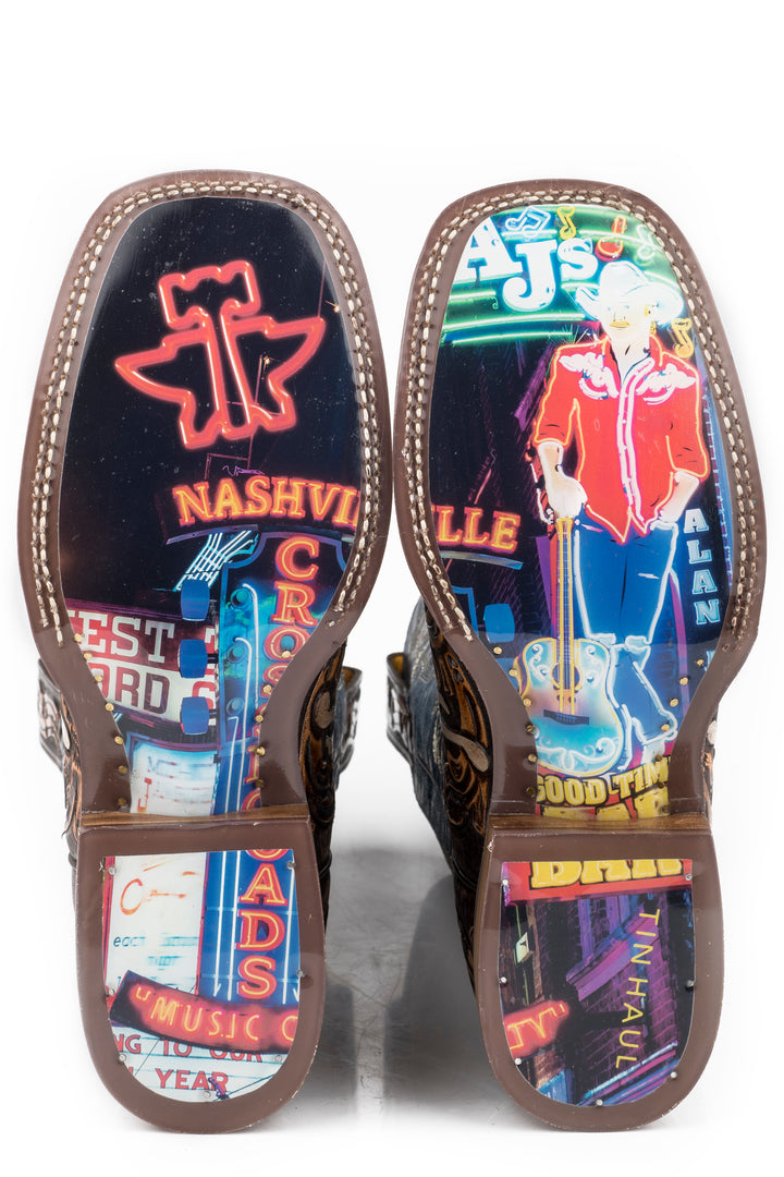 MENS COUNTRY SOUND WITH NEON LIGHTS SOLE