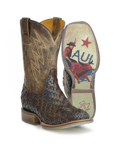 MENS WICKERED WITH BULL RIDER  SOLE