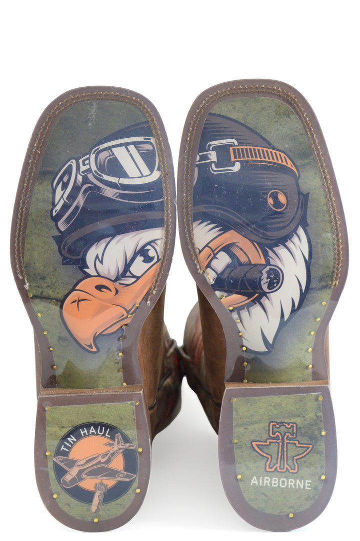 MENS BOMB GIRL WITH FIGHTING EAGLE SOLE