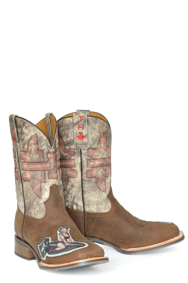 MENS BOMB GIRL WITH FIGHTING EAGLE SOLE