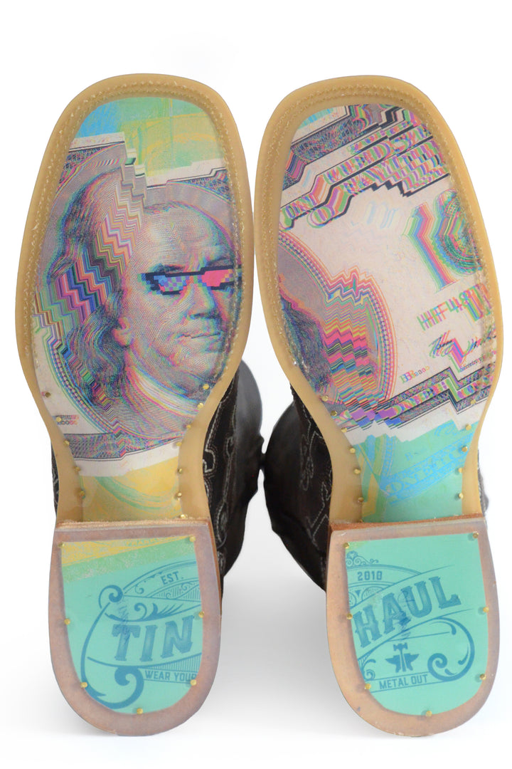 MENS SHOW ME THE MONEY WITH ITS ALL MONEY SOLE