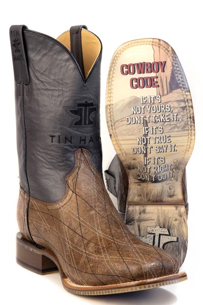MENS TIN HAUL CRISS-CROSSED BOOTS