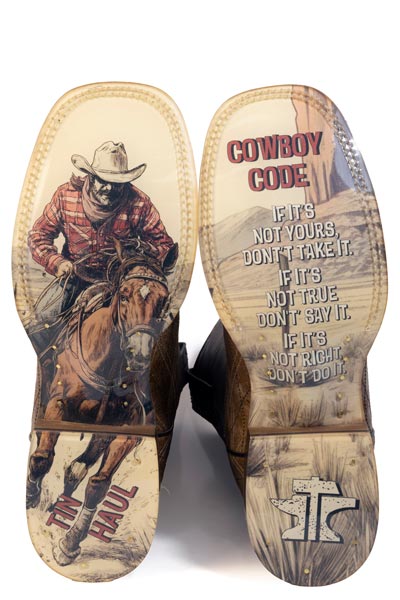 MENS TIN HAUL CRISS-CROSSED BOOTS