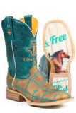 WOMENS BARBD WIRE WITH WILD AND FREE SOLE