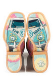 WOMENS GROOVY WITH TIE DYE CAMPER SOLE