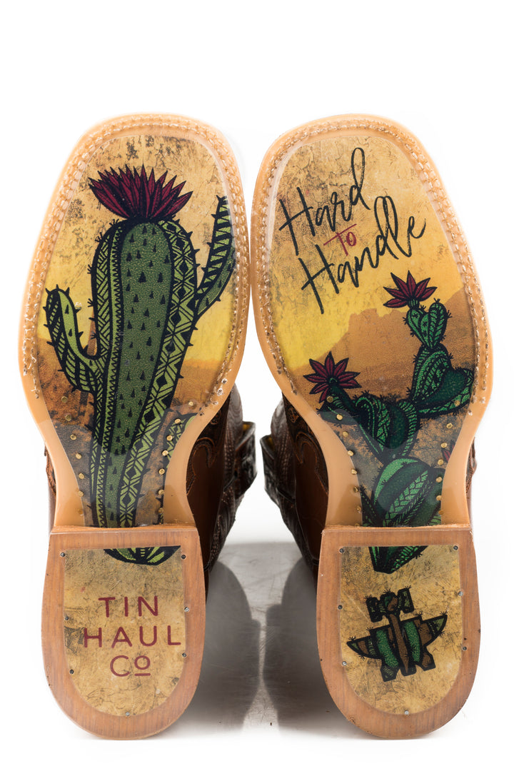 WOMENS CACTOOLED WITH HARD TO HANDLE SOLE