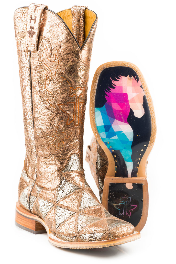 WOMENS MISH  MASH WITH GEOMETRIC STEED SOLE
