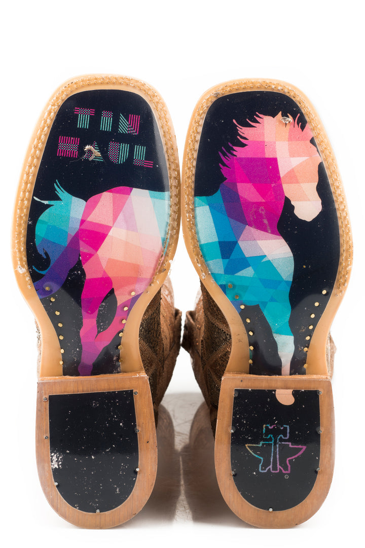 WOMENS MISH  MASH WITH GEOMETRIC STEED SOLE