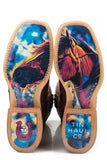 WOMENS A CUTE ANGLE WITH COLORFUL HORSE SOLE