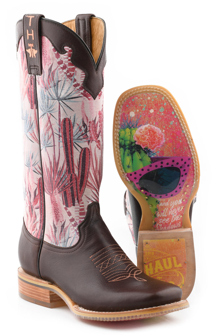 WOMENS PINKTALICIOUS WITH CACTUS SHADES SOLE