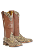 WOMENS GOLDEN CHEETAH WITH FASTEST CAT ALIVE SOLE