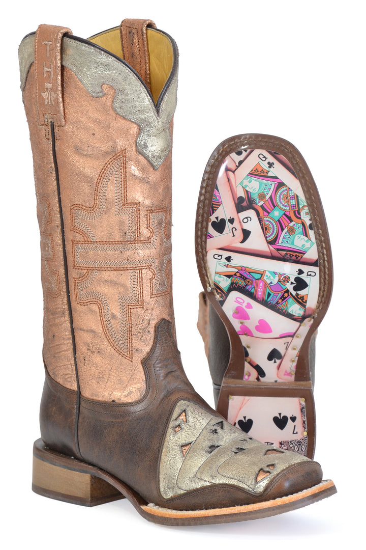 WOMENS FOUR OF A KIND WITH PICK A CARD SOLE