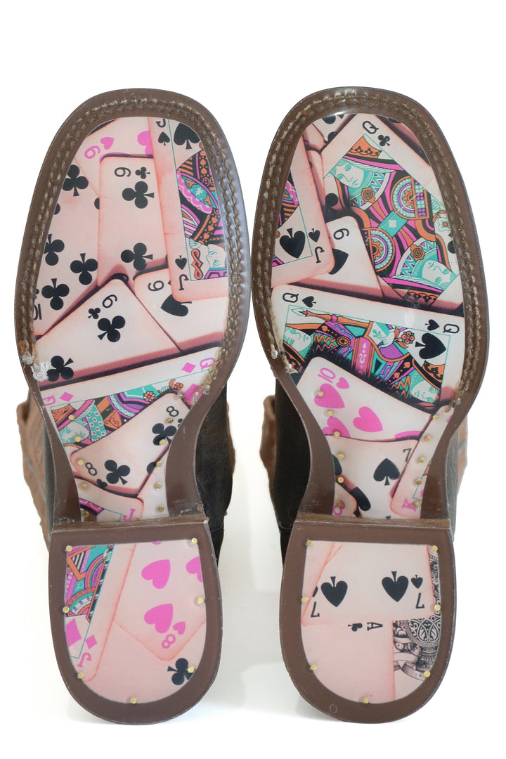 WOMENS FOUR OF A KIND WITH PICK A CARD SOLE
