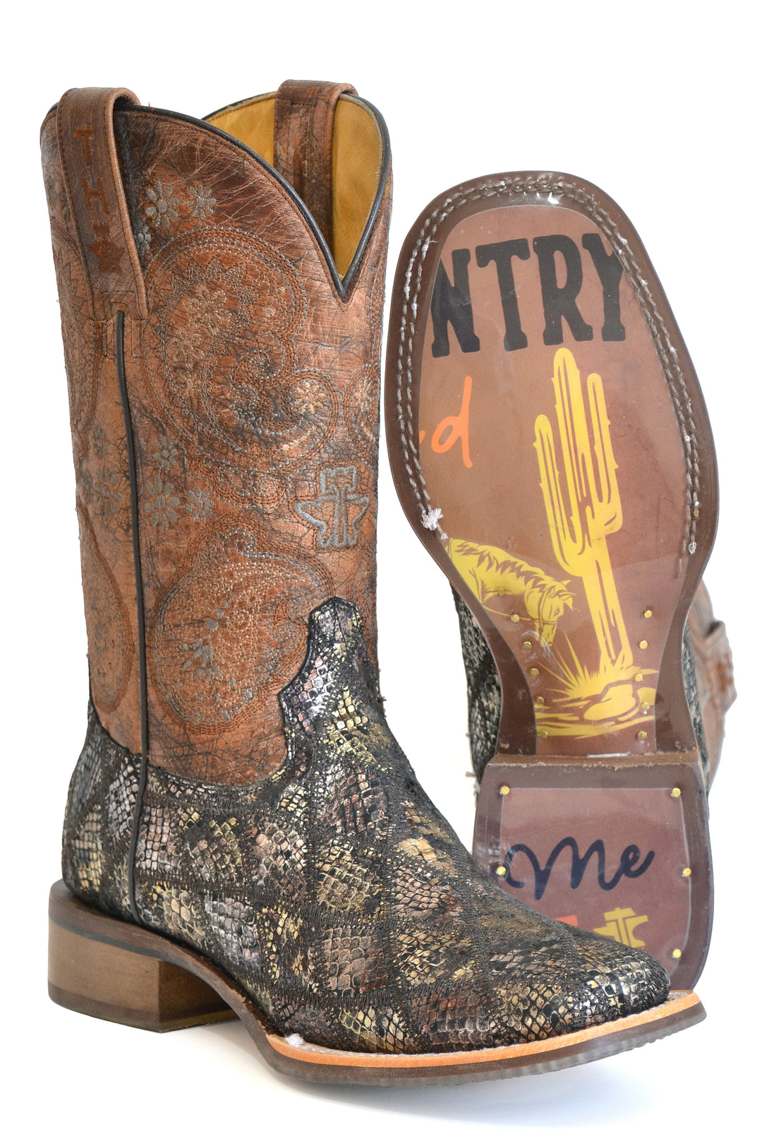 WOMENS PAISLEY PYTHON WITH COUNTRY ROAD SOLE