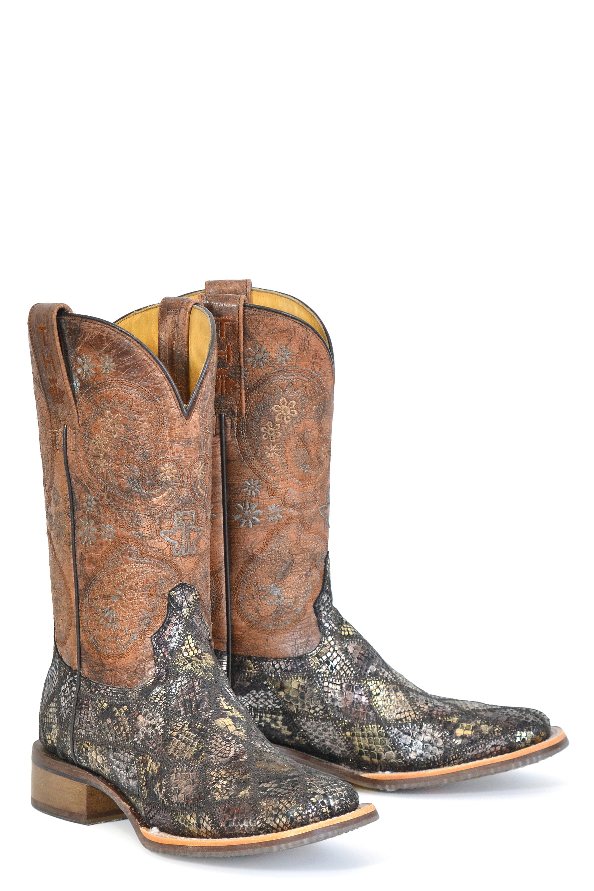 Womens Paisley Python With Country Road Sole – Tin Haul