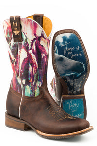 WOMENS HIGHBROW HORSES WITH TRUE LOVE SOLE