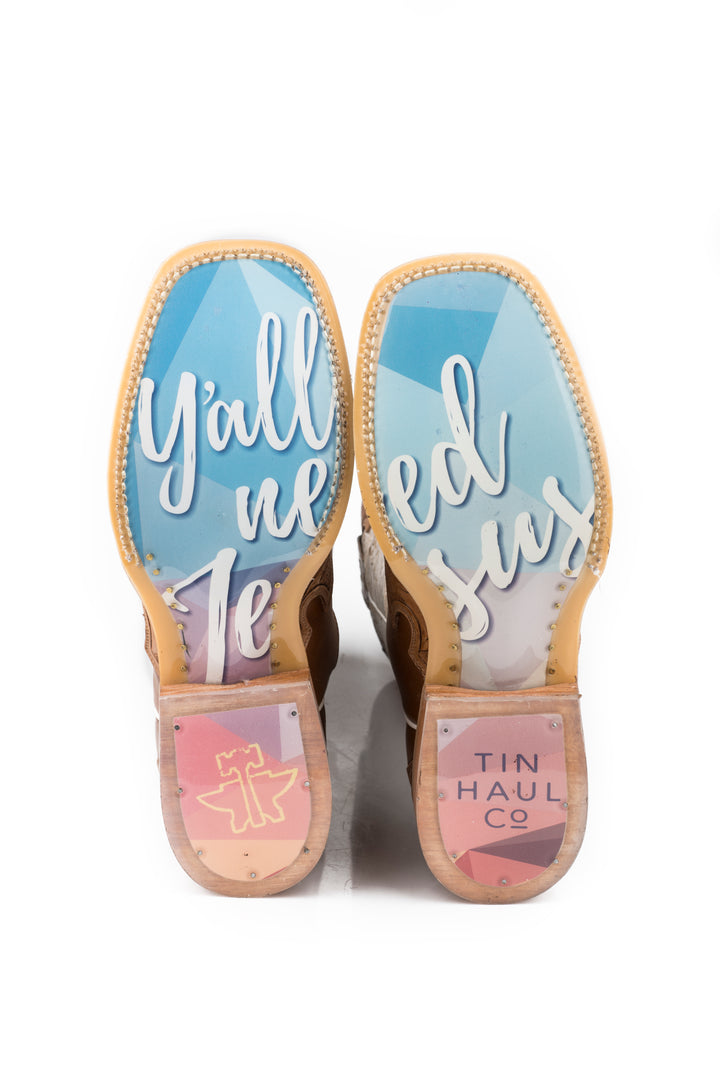 WOMENS MADE IN HEAVEN WITH Y'ALL NEED JESUS SOLE