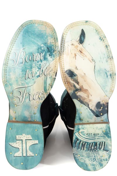 WOMENS TIN HAUL COWGIRLS BOOTS