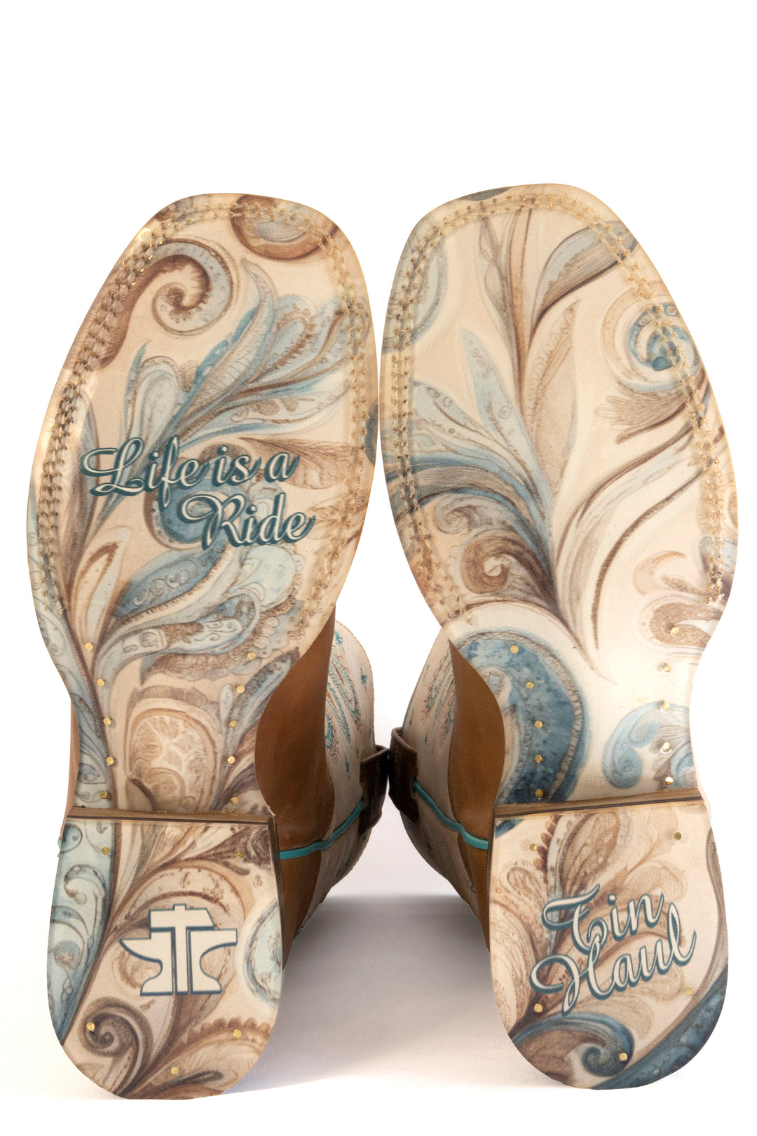 WOMENS TIN HAUL WESTERN PAISLEY PRINCESS BOOT