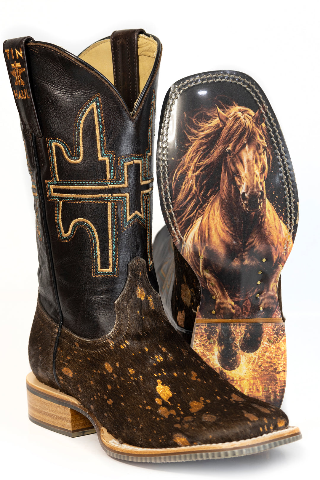 Womens Tin Haul Copper Splash Boots