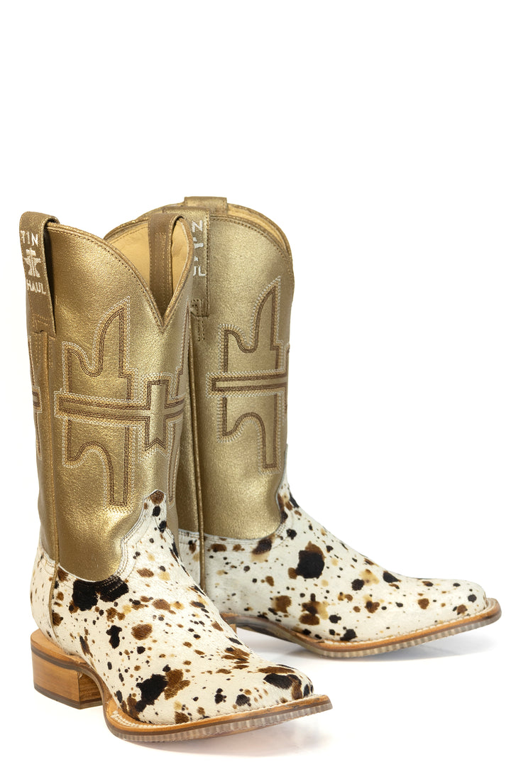 WOMENS TIN HAUL WESTERN SPOTTED BOOT