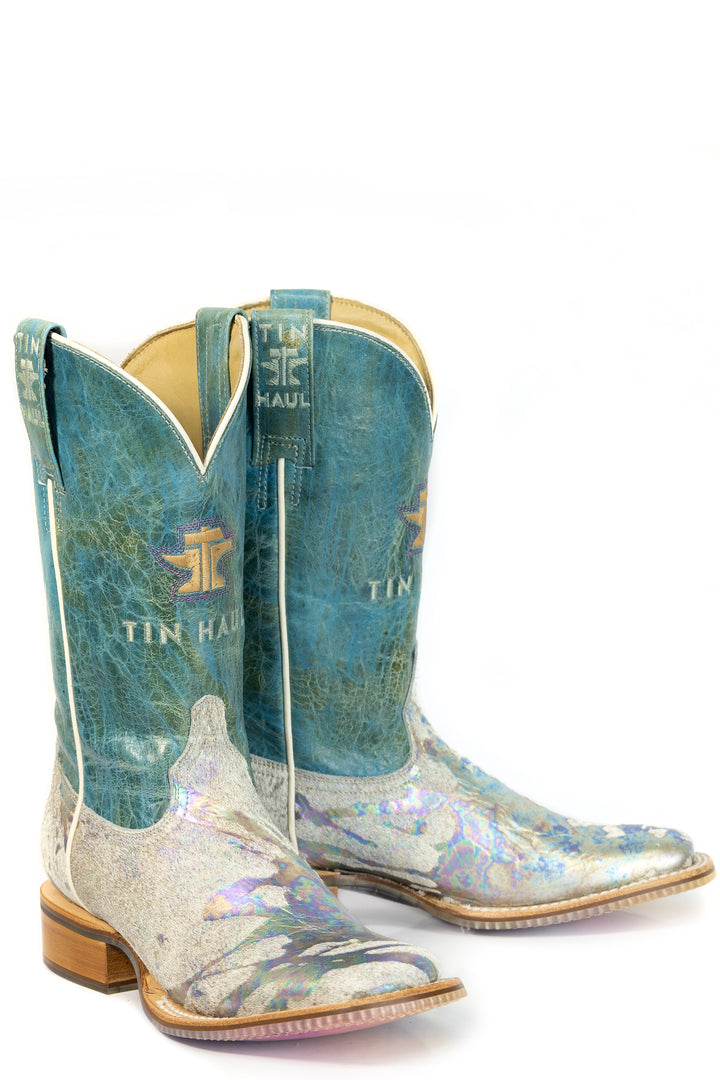 WOMENS TIN HAUL WESTERN PSYCHEDELIC BOOT