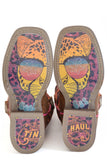 BIG GIRLS CHEETAH SPARKLESCOOL CAT SOLE