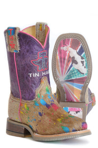 BIG GIRLS SPOTTYCOLORFUL CATTLE SOLE