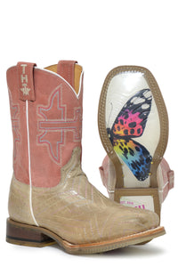 BIG GIRLS RAINBOW STAR WITH BUTTERFLY SOLE
