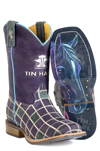 GIRLS TIN HAUL PATCHES BOOTS