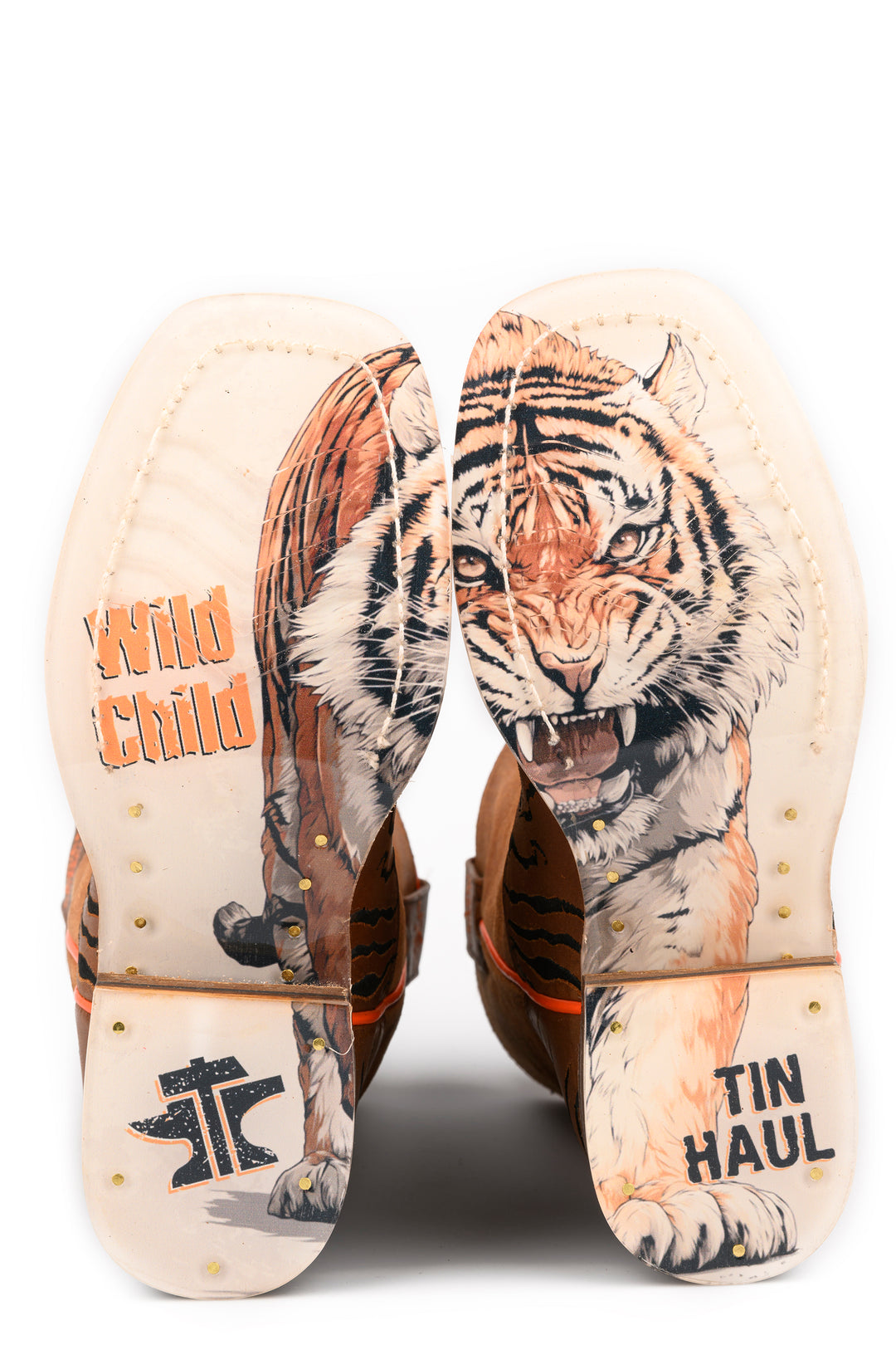 BIG KIDS BOYS TIN HAUL WILD TIGER BOOTS